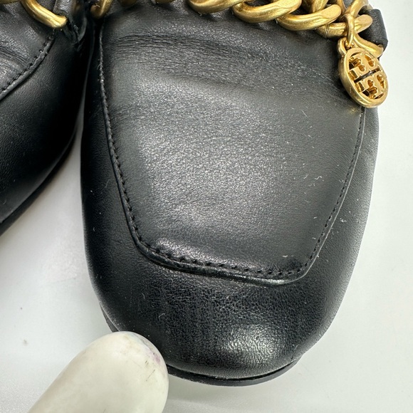 Tory Burch Mini Benton Leather Loafers Black Women's Size 7M - Picture 16 of 16